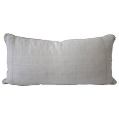 19th Century, French, Linen Lumbar Pillow 3