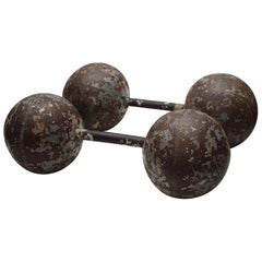 Authentic Metal Dumbbells