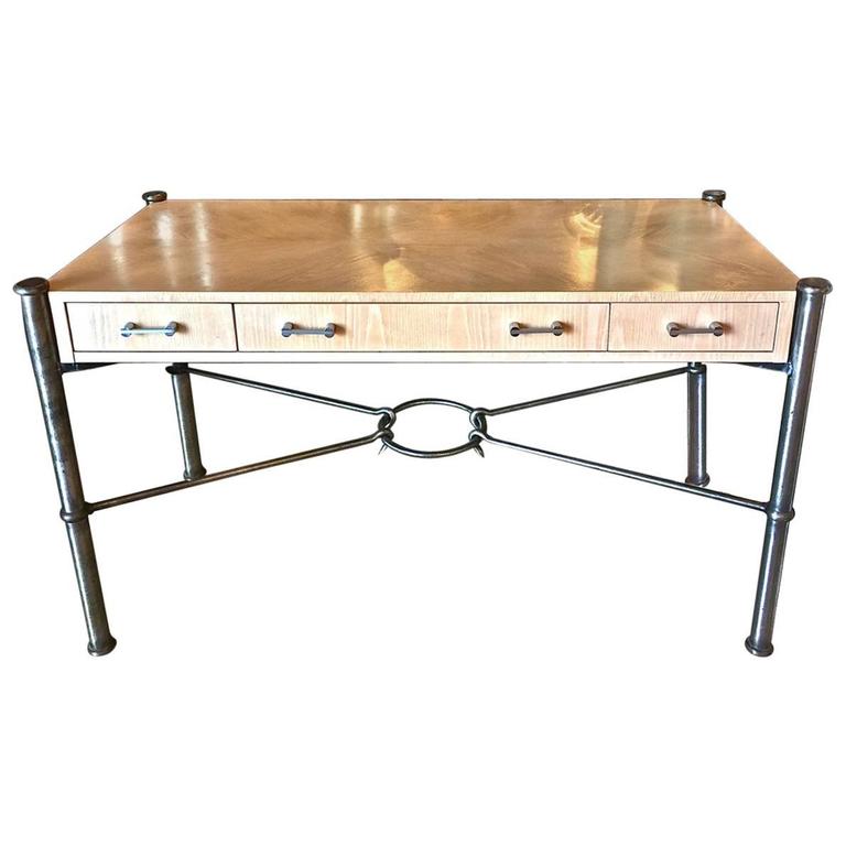 Three Drawer Writing Desk By Jay Spectre For Century Furniture Three Drawer Writing Desk By Jay Spectre For Century Furniture 1970 1980