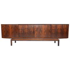 Massive Danish Modern Brazilian Rosewood Credenza 4