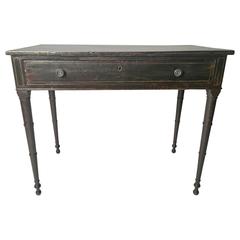 Federal Period Grain Painted One Drawer Table