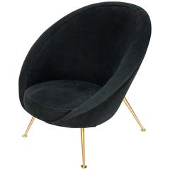 Rare Ico Parisi Egg Chair Model 813