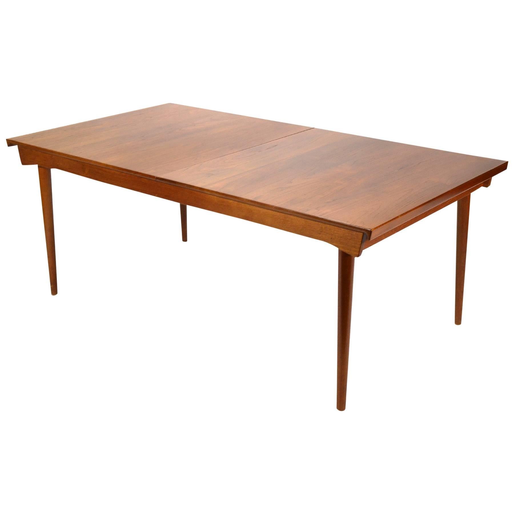 Finn Juhl Model 540 Solid Teak Extension Table