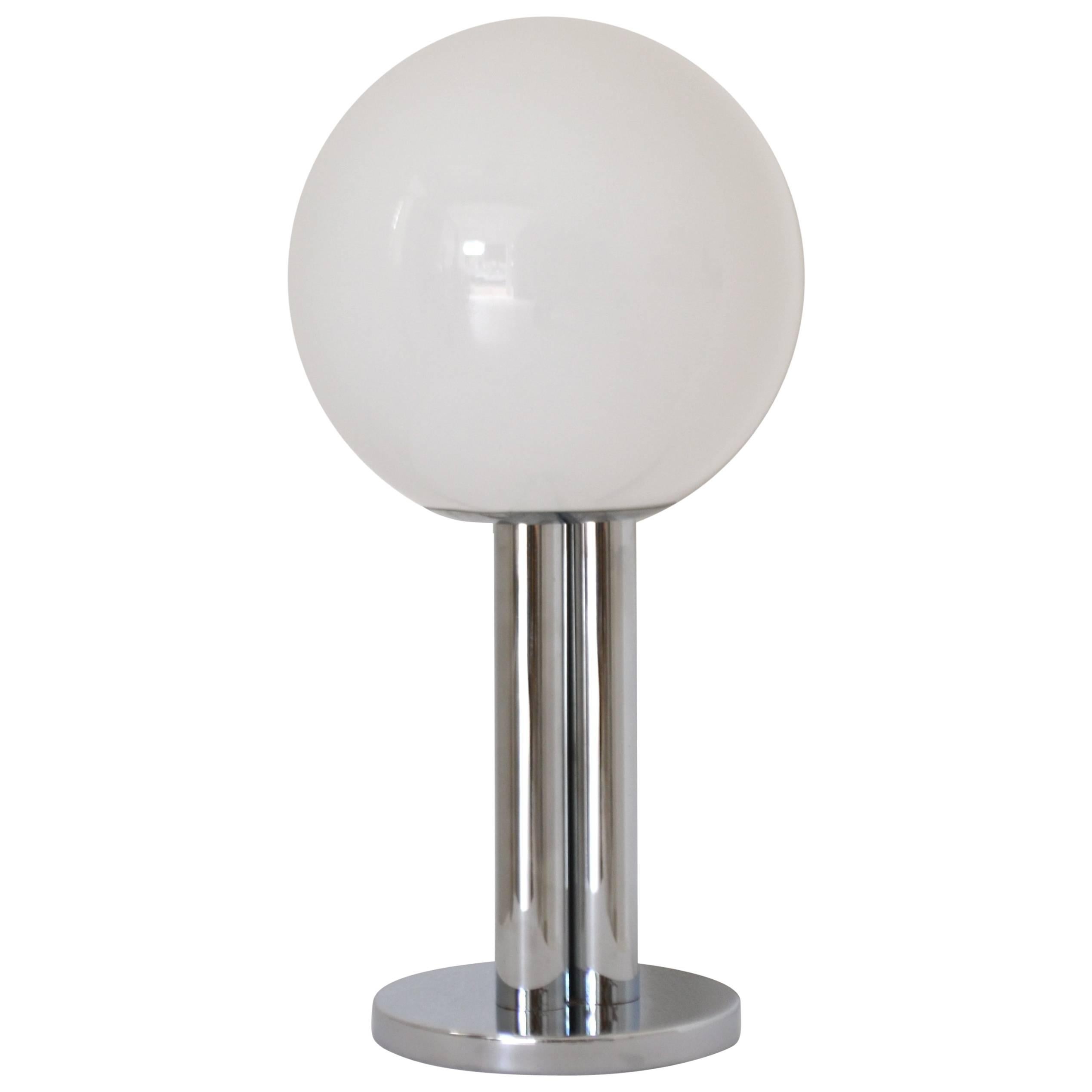 Midcentury Chrome Table Lamp For Sale