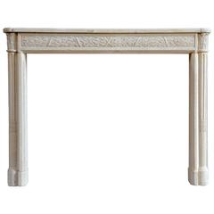 Louis XVI Period Stone Fireplace, 18th Century