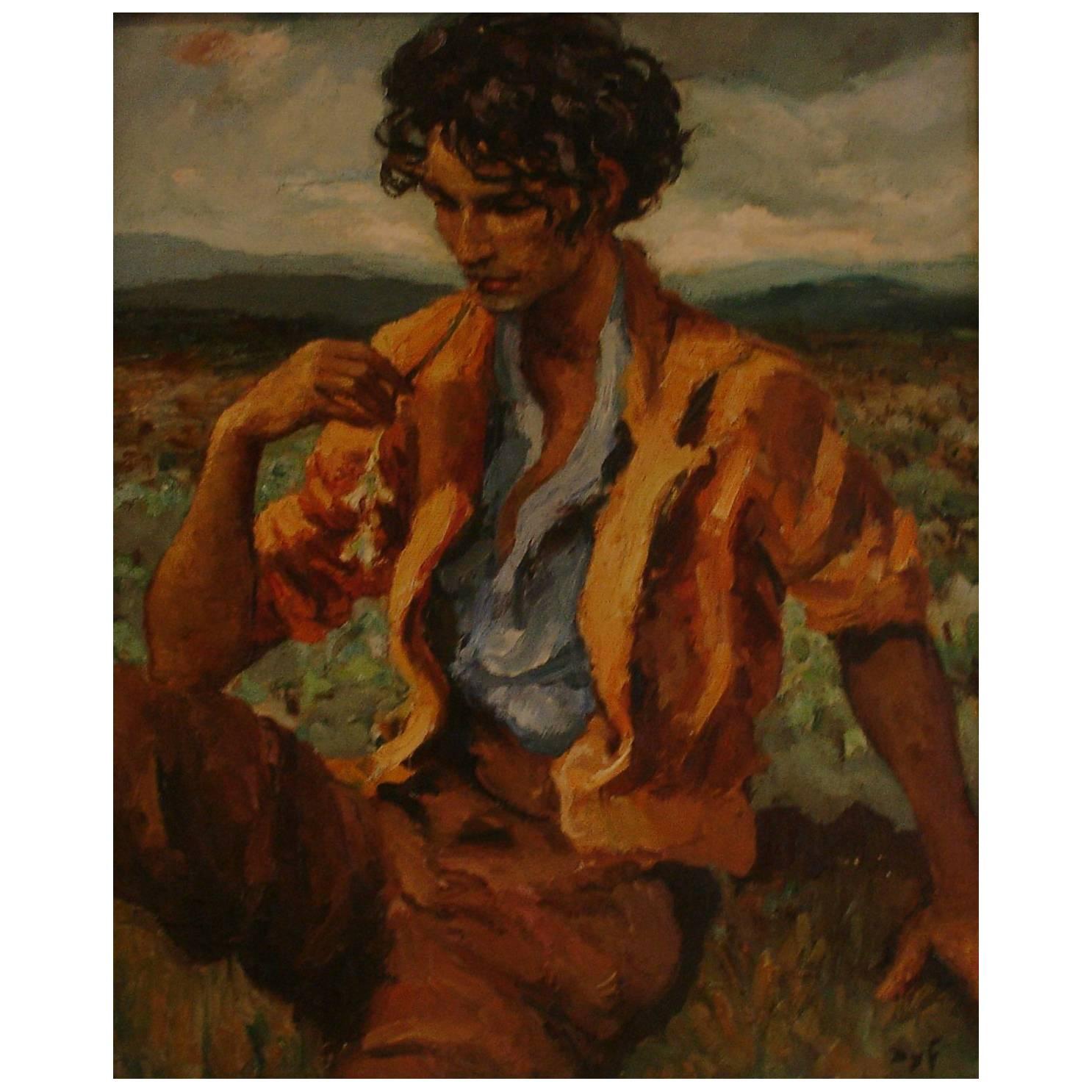 Marcel Dyf (Dreyfuss) Le Gitan, the Gypsy, 1899-1985 For Sale