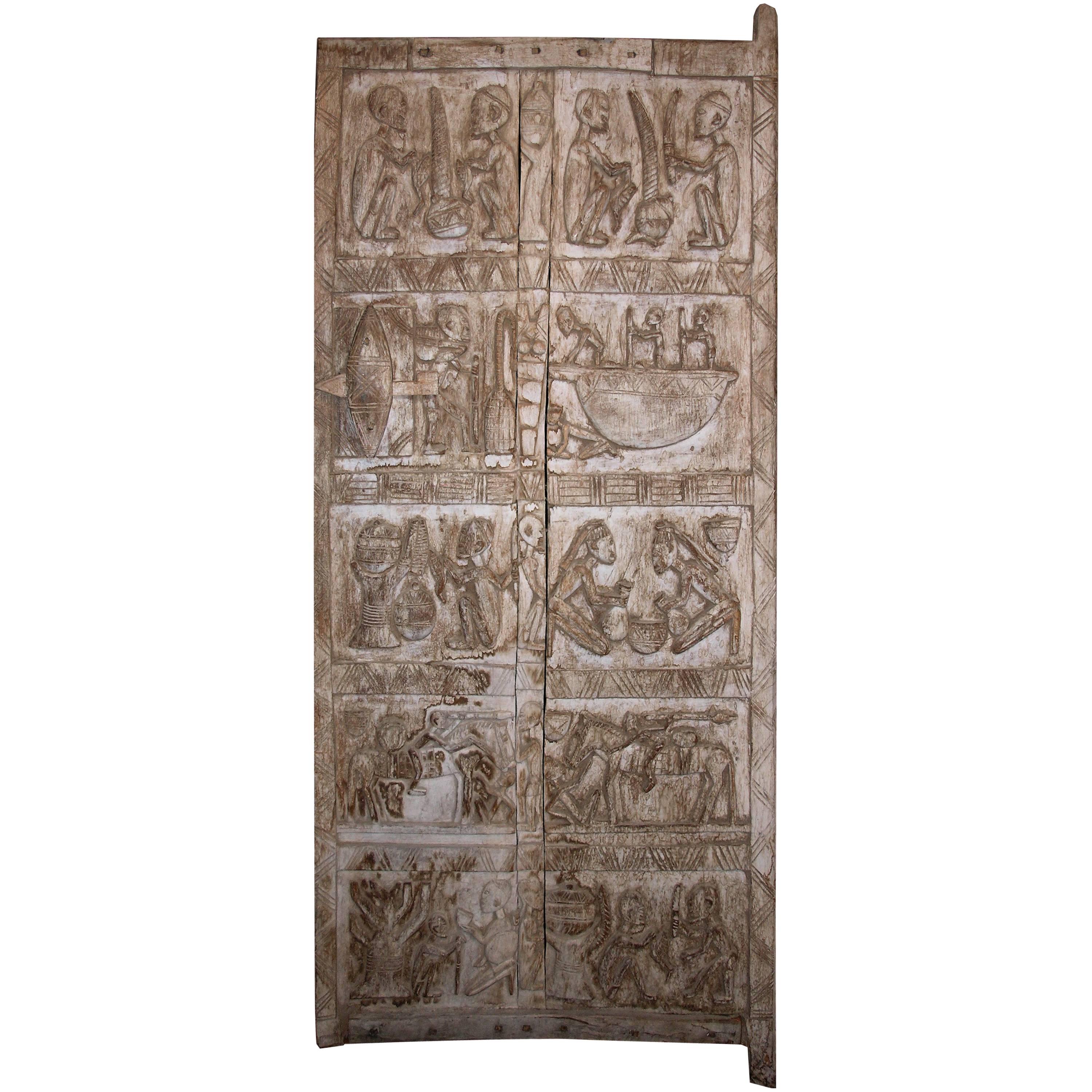 Antique Carved Door from Mali