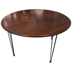 Beautiful Italian Round Table, circa 1960