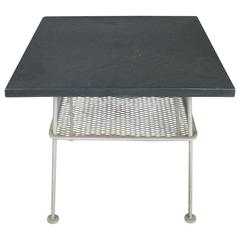 Vintage 1950s Sculptura Wrought Iron Table by Russell Woodard 9