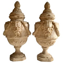 20th Century Neoclassical Resin Vases