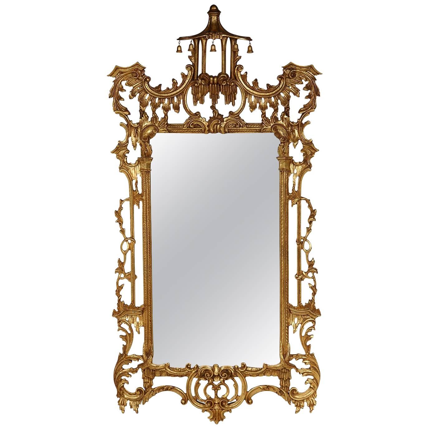 Italian Gilt Chippendale Mirror