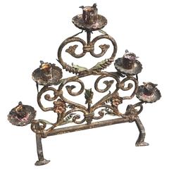 Antique French 19th Century Fireplace Candelabra