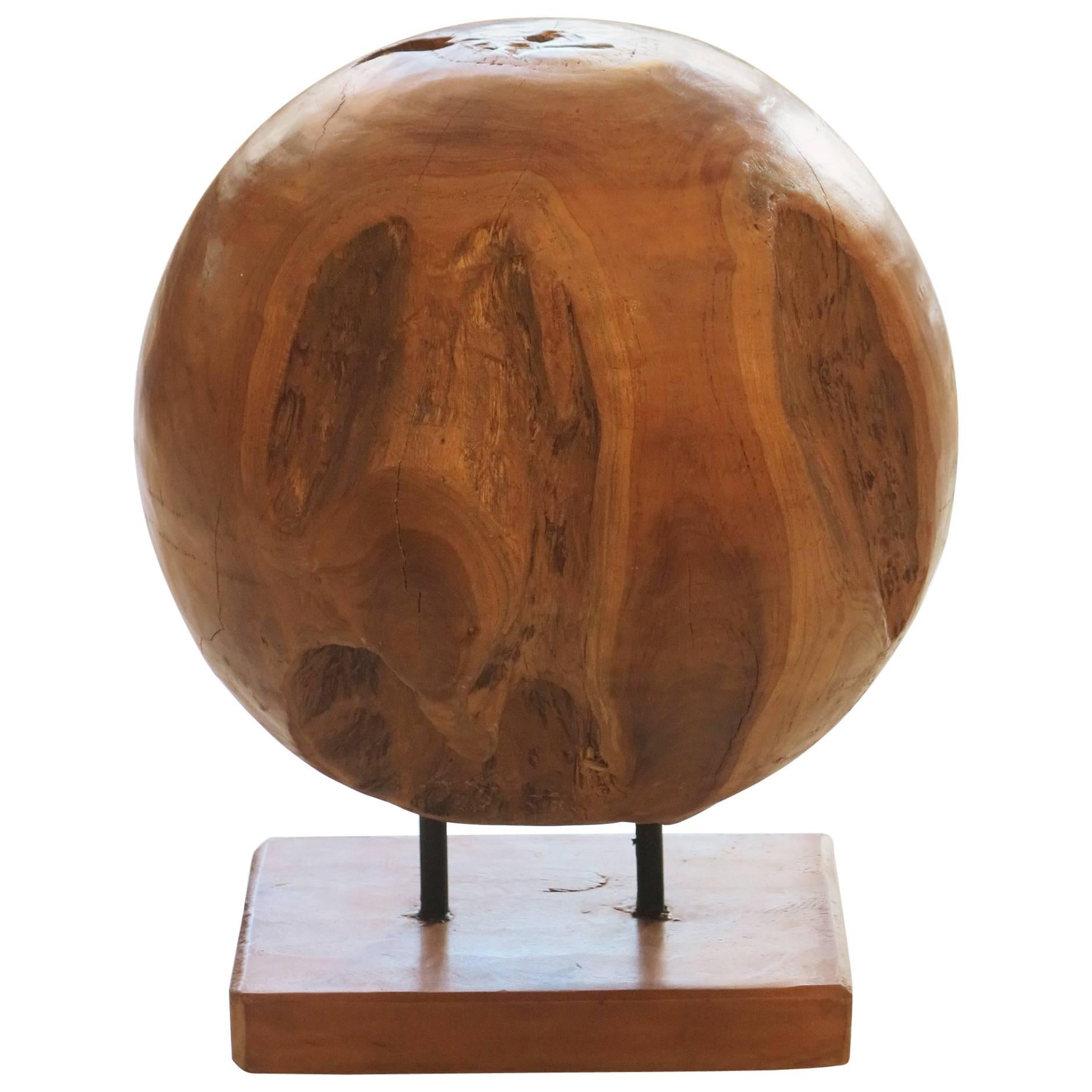 Huge Vintage Sculptural Wood Root Ball Weighs over 50 Pounds