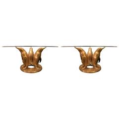 Pair of French Bronze Penguin Cocktail Tables 3