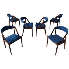 Kai Kristiansen Set of Six Rosewood Dining Chairs 7