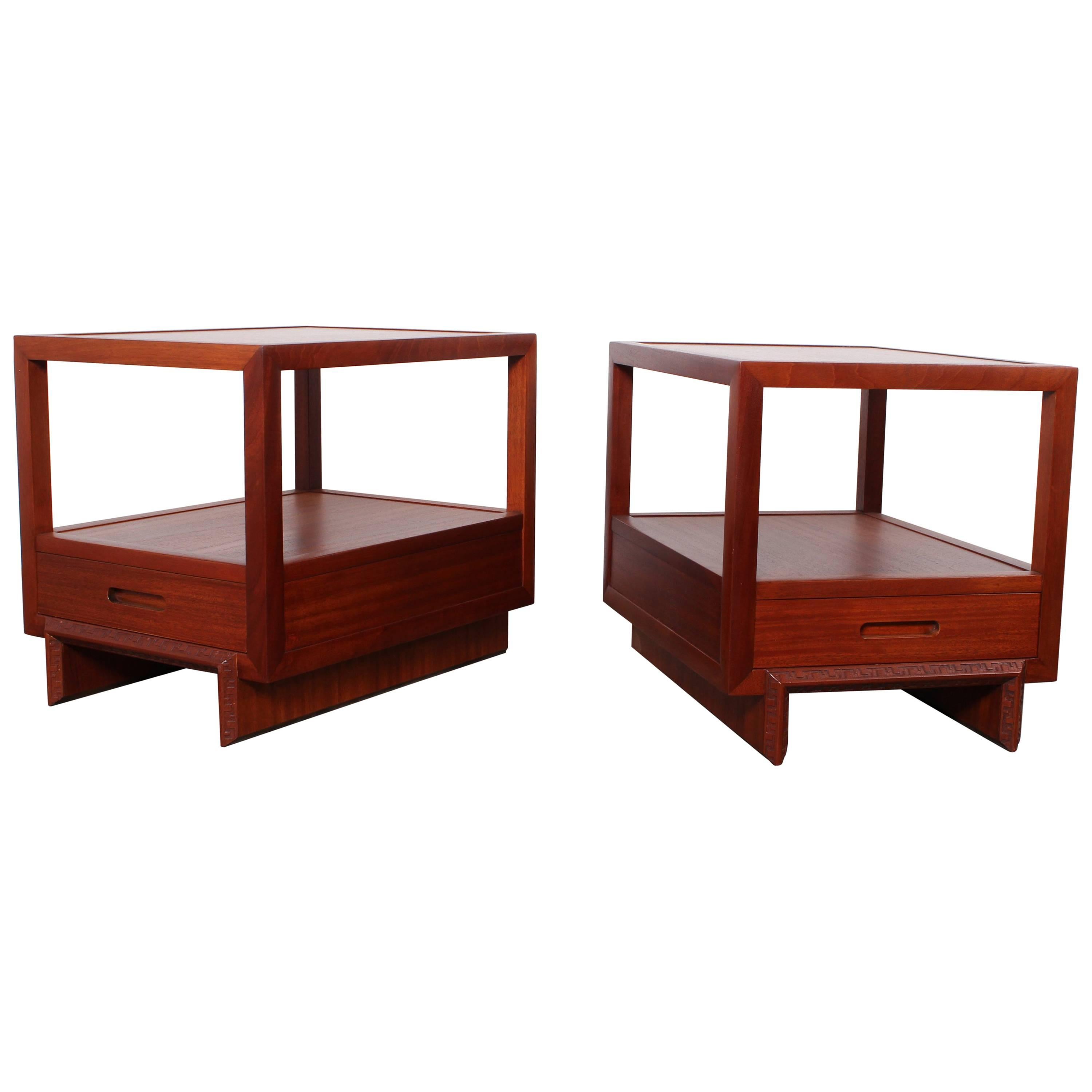 Pair of Nightstands by Frank Lloyd Wright for Henredon