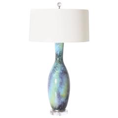 Italian Marbro ceramic lamp, circa 1950 5
