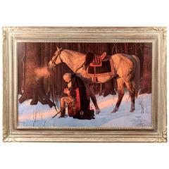 Vintage Prayer at Valley Forge by Arnold Friberg Dedicated to Richard Nixon