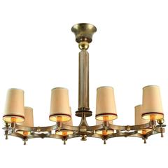 Exceptional Chandelier by Maxime Old, 1946 5