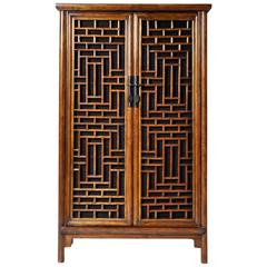 Chinese Lattice Cabinet