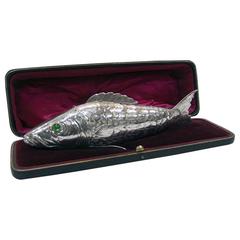 Berthold Muller Antique Silver Articulated Fish