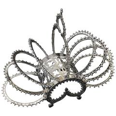 Antique Victorian Silver Decorative Toast Rack