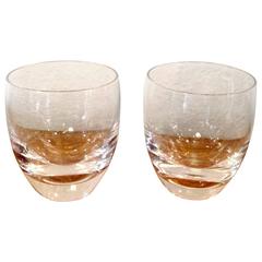 Pair of Baccarat Crystal Shot glasses