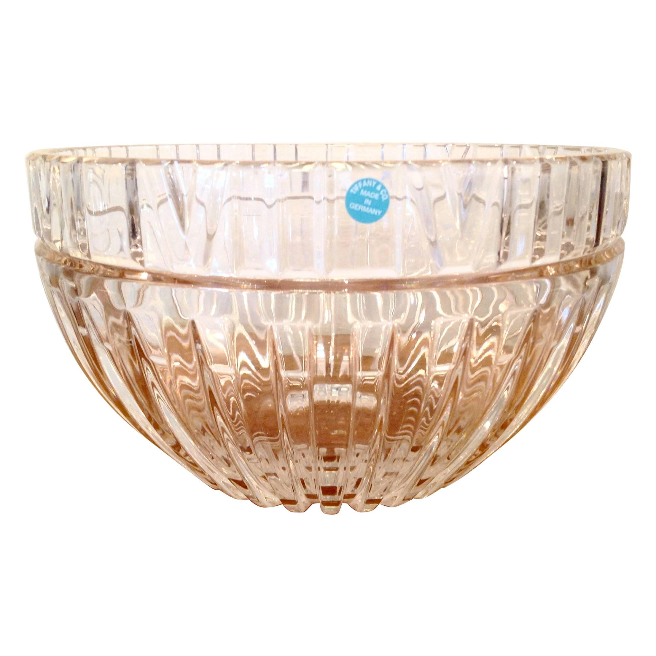 Tiffany 
Co. Crystal Serving Bowl