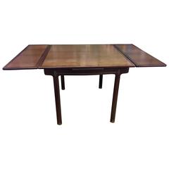 Rare Extension Dining Table by Kofod-Larsen in Rosewood and Wenge Wood