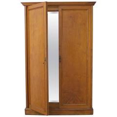A Full Length Architectural Triptych Dressing Mirror