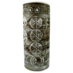 Retro Vase "Sarek", Stoneware, Olle Alberius, Rörstrand, 1960-1970s