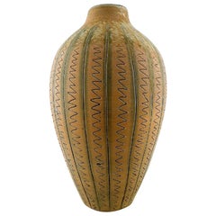 Arthur Andersson for Vallåkra. Monumental Ceramic Vase in Modern Design