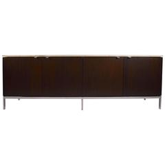 Used Elegant Florence Knoll Marble-Top Credenza
