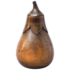 19th Century Eggplant or Aubergine Tea Caddy 8