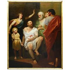 Painting Oil on Canvas, Aristotle Lesson for Kids