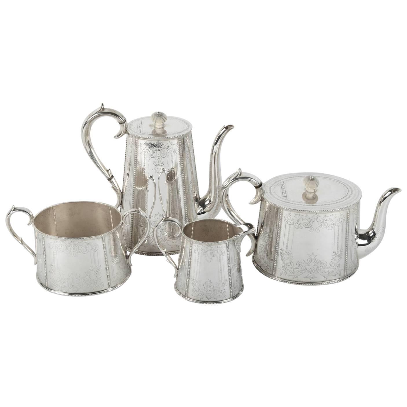 Old English Silver Plated Tea or Coffee Service