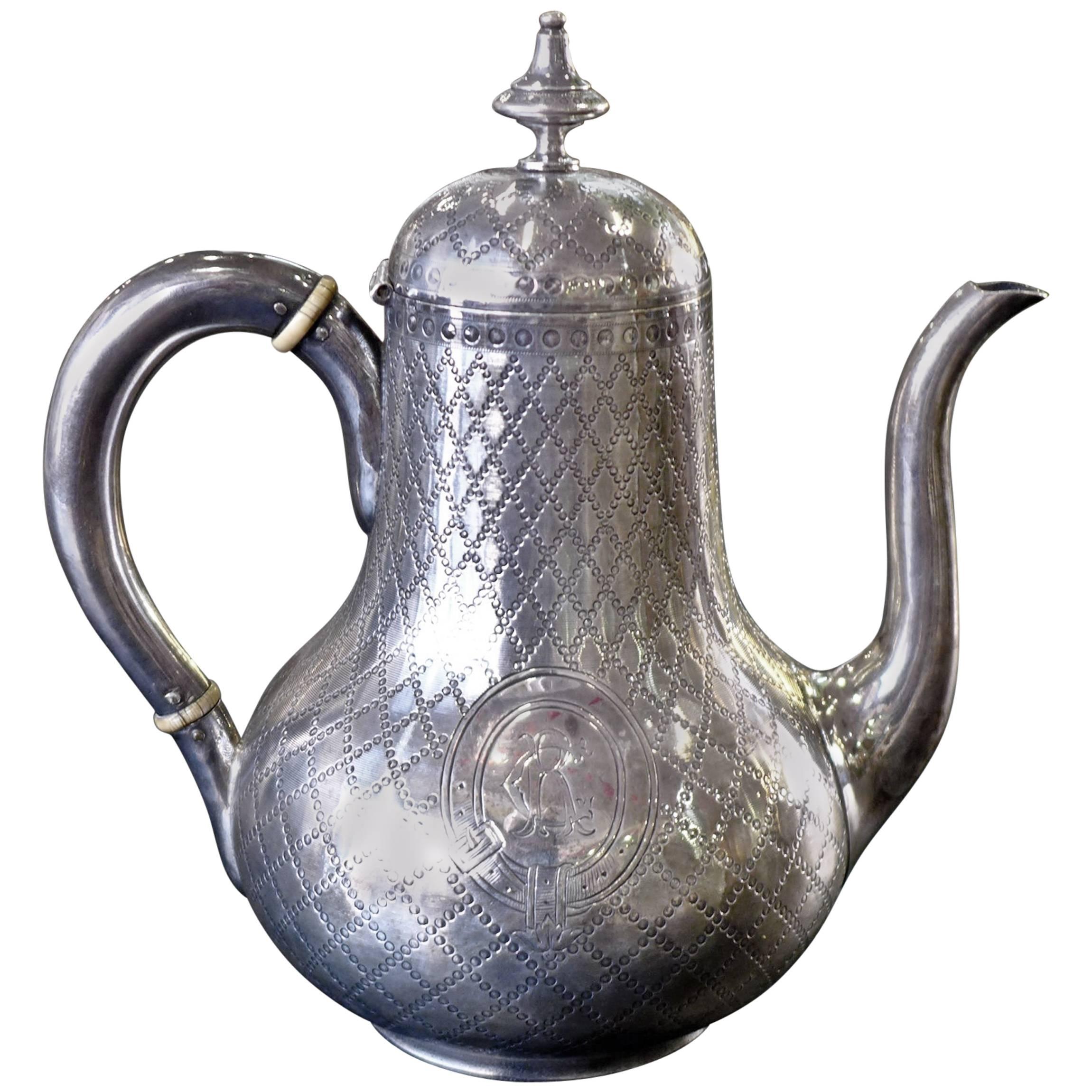 Early 19th Century George III, Silver Tea Kettle