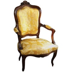 Antique 19th Century French Armchair in Louis XV Style