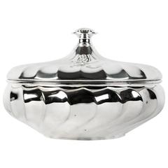 Vintage English Silver Plated Covered Dish