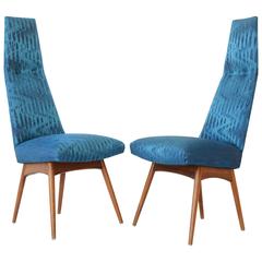 Mid-Century Chairs, Tall and Shapely 4