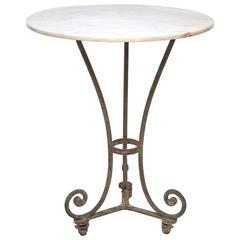 Tall French Cafe Table 5