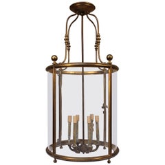 French, Louis XVI Style Bronze Lantern
