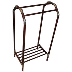 Antique 19th Century Industrial Luggage Rack from a Train Station