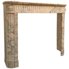 Used Louis XVI Style Marble Mantel, circa 1880