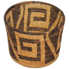 19th Century Geometric Papago Indian Basket 9