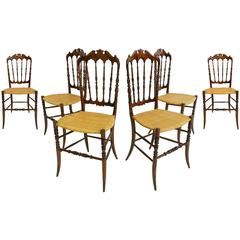 Six Elegant Chairs Model Chiavarina 3