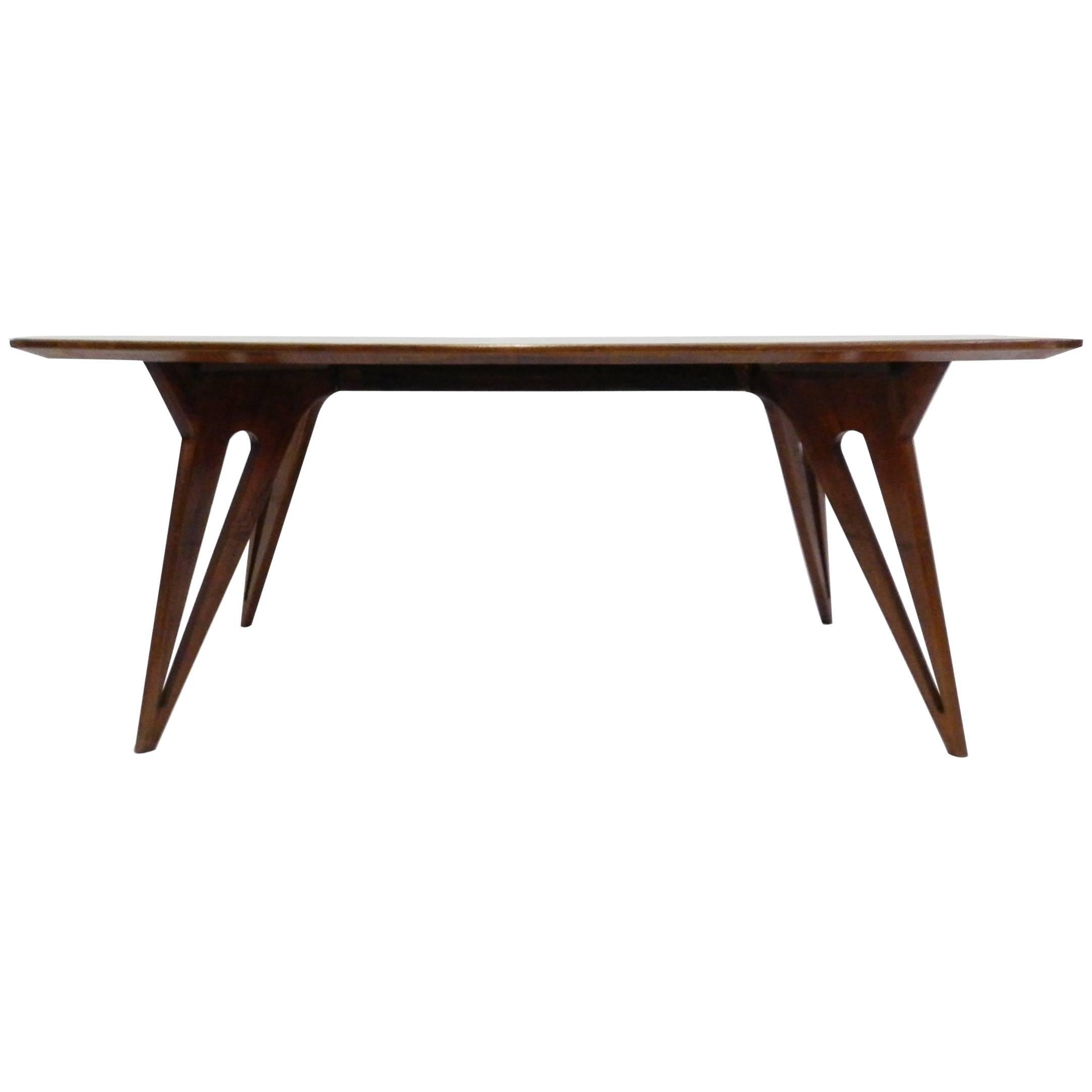 Stunning Italian Dining Table Ico Parisi Style For Sale