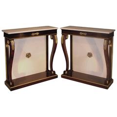 Pair of Regency Period Rosewood and Simulated Rosewood Console Tables 10