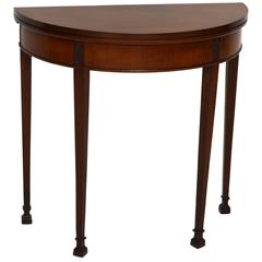 Antique Edwardian Mahogany Card Table