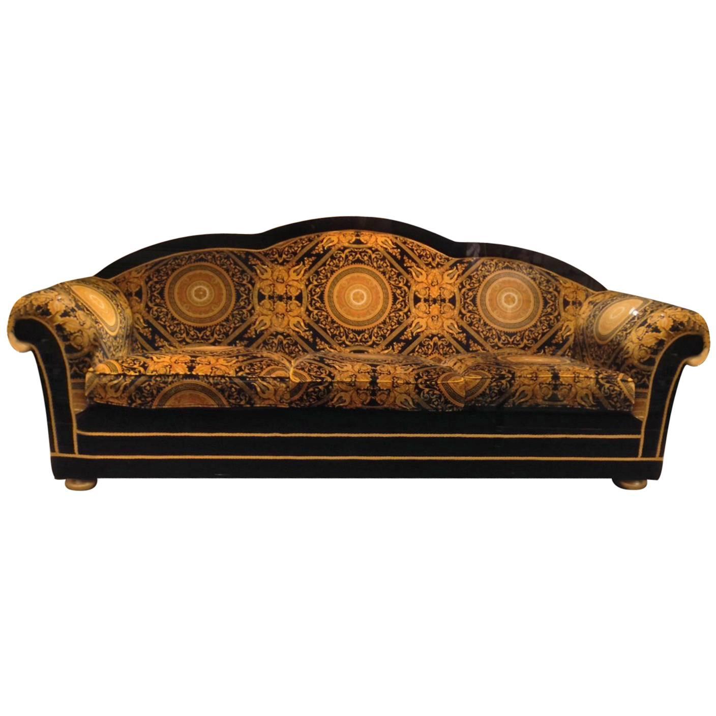 20th Century Versace Sofa For Sale